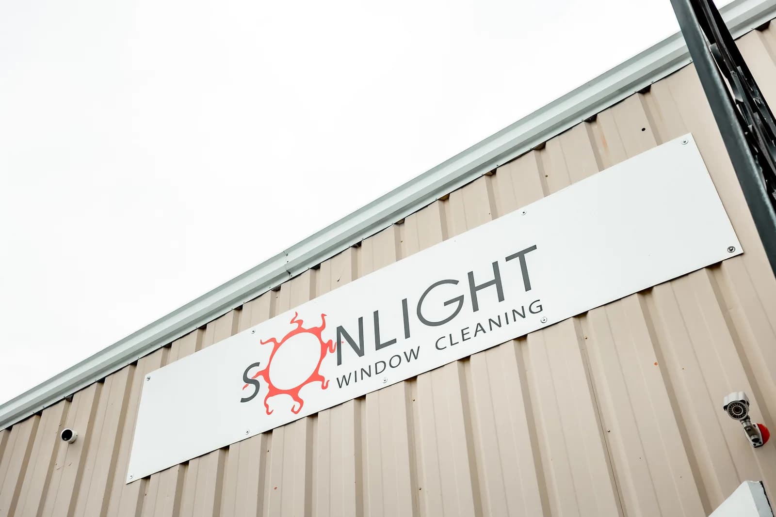 Sonlight Window Cleaning truck on a Colorado job site — Superior, Colorado