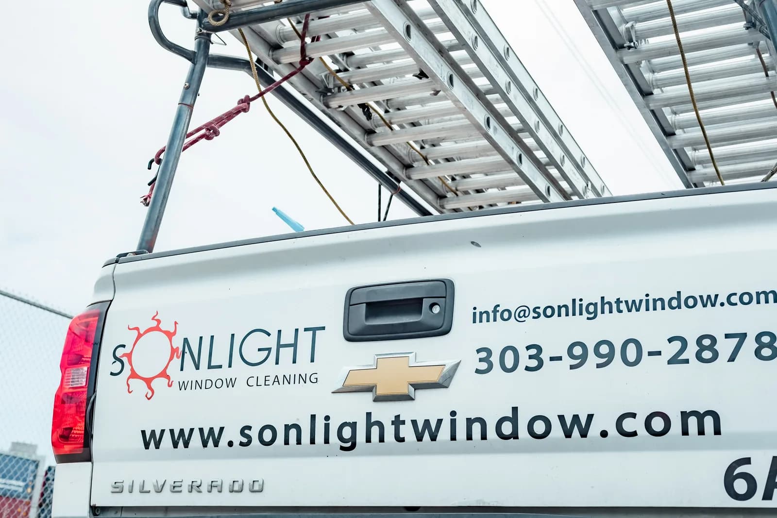 Sonlight crew before starting a Colorado window cleaning job — Castle Rock, Colorado