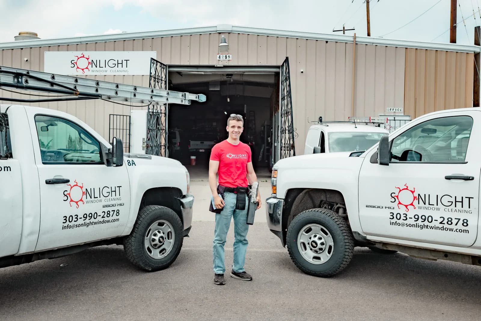 Sonlight crew member at a Colorado residential property — Broomfield, Colorado